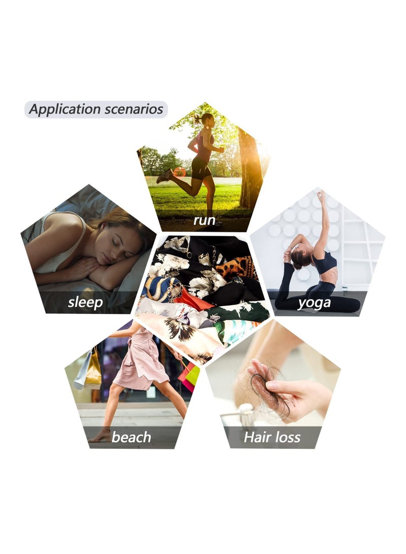 Captaintech Chemo Headwear for Women Head Scarfs Turbans Scarves Bandanas Hair Loss Beanie Hat  Breathable Ladies Turban Hats Headwear Headwrap Scarfs Cap Silky - Image 5