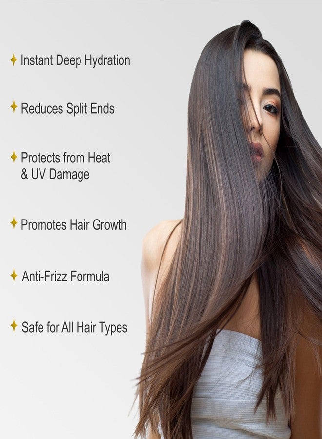 Soapeauty Hair Nourishing Oil Blend - Deep Hydration, Repair & Strengthen - Coconut, Argan, Sweet Almond & Jojoba Oils - Vitamin E Infused - Frizz Control, UV & Heat Protection - Image 4