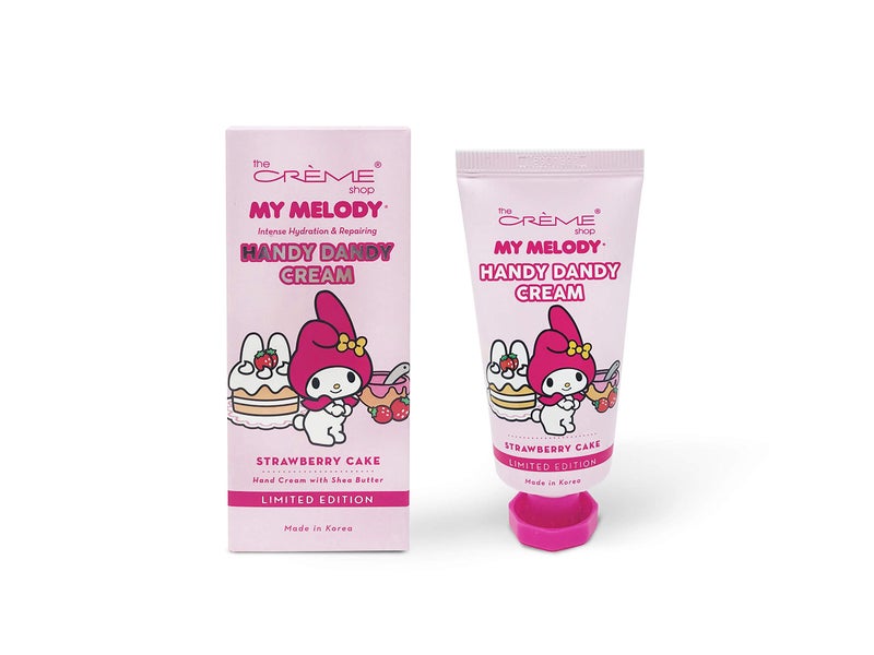 The Crème Shop Korean Cute Scented Pocket Portable Soothing Advanced Must-Have on-the-go x Sanrio Hello Kitty Handy Dandy Cream (Strawberry Cake) - Image 3