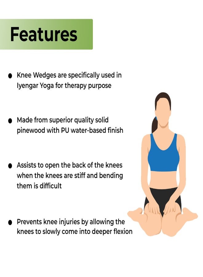 MeFree Wooden Knee Wedges Set of 2 - Image 2