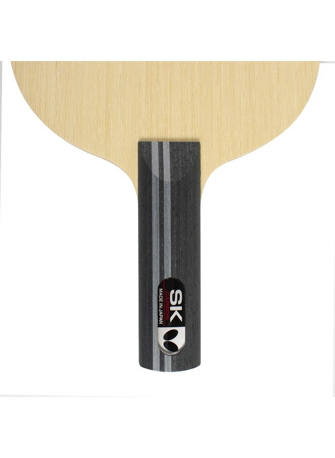 Butterfly SK Carbon Table Tennis Blade - TAMCA 5000 Carbon Fiber Blade - Professional Table Tennis Blade - Available in FL and ST Shakehand Handle Styles - Made in Japan - Image 4