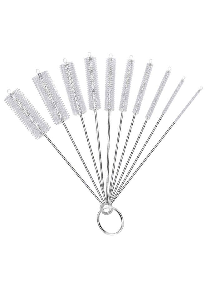 وهاواي 10 in1  Long Cleaning Brush For Water Bottle, Pipes, TubesStraw Cleaner Brush Set, 10-Piece Long Cleaning Brush for Straws on Tumbler, Water Bottle, Sippy Cup, and Pipes, Tubes - Image 1