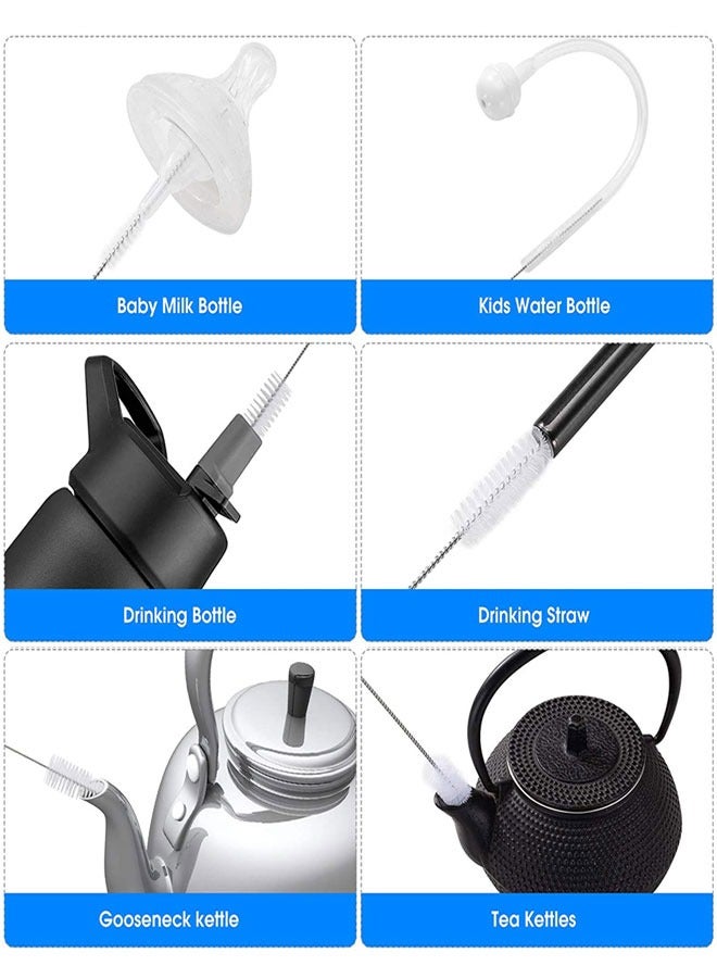 وهاواي 10 in1  Long Cleaning Brush For Water Bottle, Pipes, TubesStraw Cleaner Brush Set, 10-Piece Long Cleaning Brush for Straws on Tumbler, Water Bottle, Sippy Cup, and Pipes, Tubes - Image 5