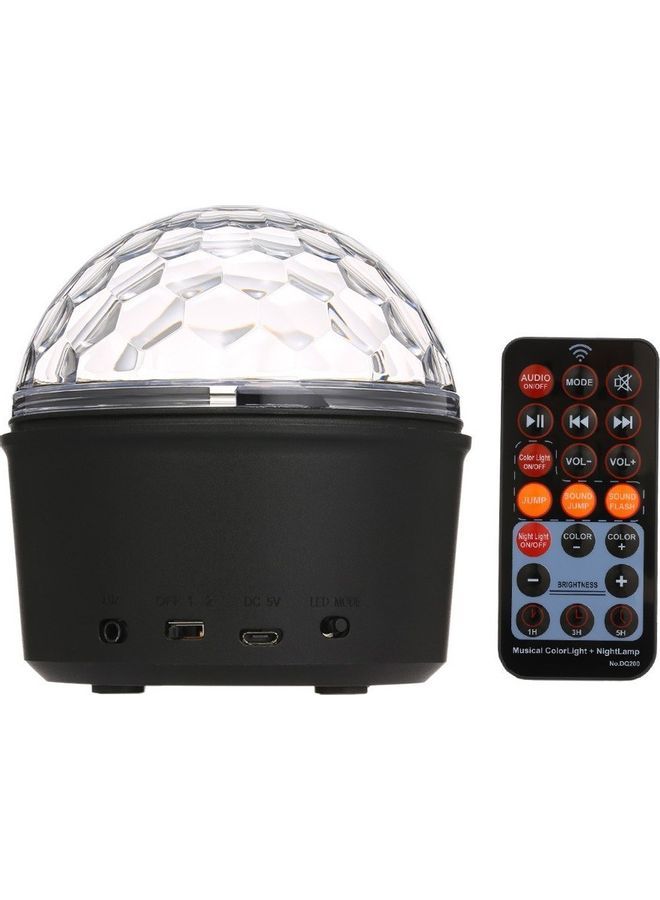 NIBEMINENT Party Lights Sound Activated Disco Ball with Remote Control Black/Clear - Image 1