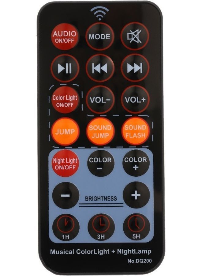 NIBEMINENT Party Lights Sound Activated Disco Ball with Remote Control Black/Clear - Image 4