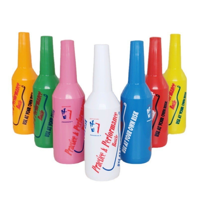 Manufacturer Wholesale Bartending Practice Bottle Plastic Throwing Bottle Bar Mixer Fancy Practice Bottle Bartending Special Tool(Orange) - Image 2