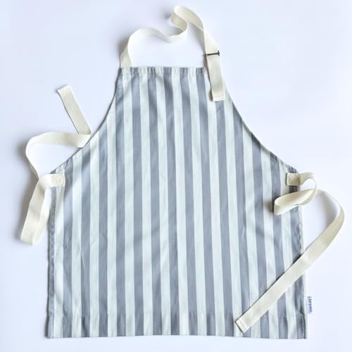 Tampoco Design LLC Kids Baking Apron for Girls & Boys – 100% Cotton Chef Apron, Adjustable Neck & Waist Ties, Ages 5–11 – Machine Washable - Great for Kitchen Play, Crafts & Kids Art Apron Activities - Image 4
