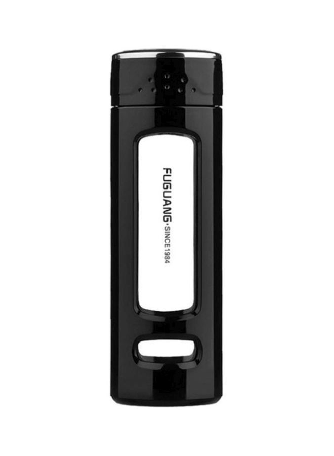 NIBEMINENT Double Layer Water Cup With Cover Black 20.7cm - Image 1