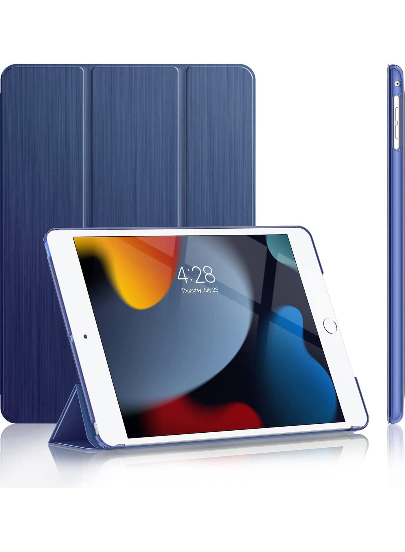 iPad 9.7 Inch Case iPad 6th 5th Generation Cases iPad Air 2, iPad Air Case Slim Soft TPU Cover Stand Smart Case for iPad 9.7 2018 2017 Model iPad Air 2 Air 1