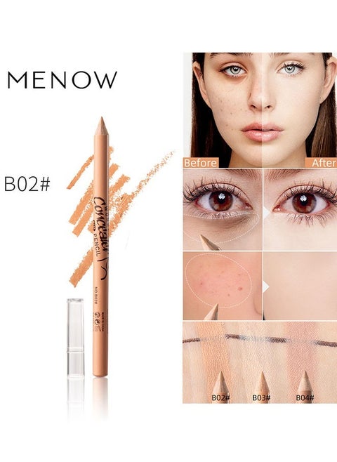 Wonder Concealer Pen B02, Gives Full Coverage To Hide Imperfections, Reduce The Appearance of Blemishes, Redness and Pores, Good For Use Before Makeup, Perfectly Blends Into Liquid Foundation