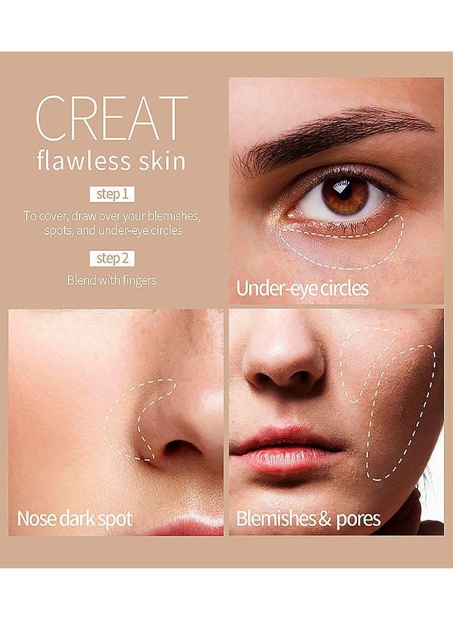 Menow - Wonder Concealer Pen B02, Gives Full Coverage To Hide Imperfections, Reduce The Appearance of Blemishes, Redness and Pores, Good For Use Before Makeup, Perfectly Blends Into Liquid Foundation - Image 1
