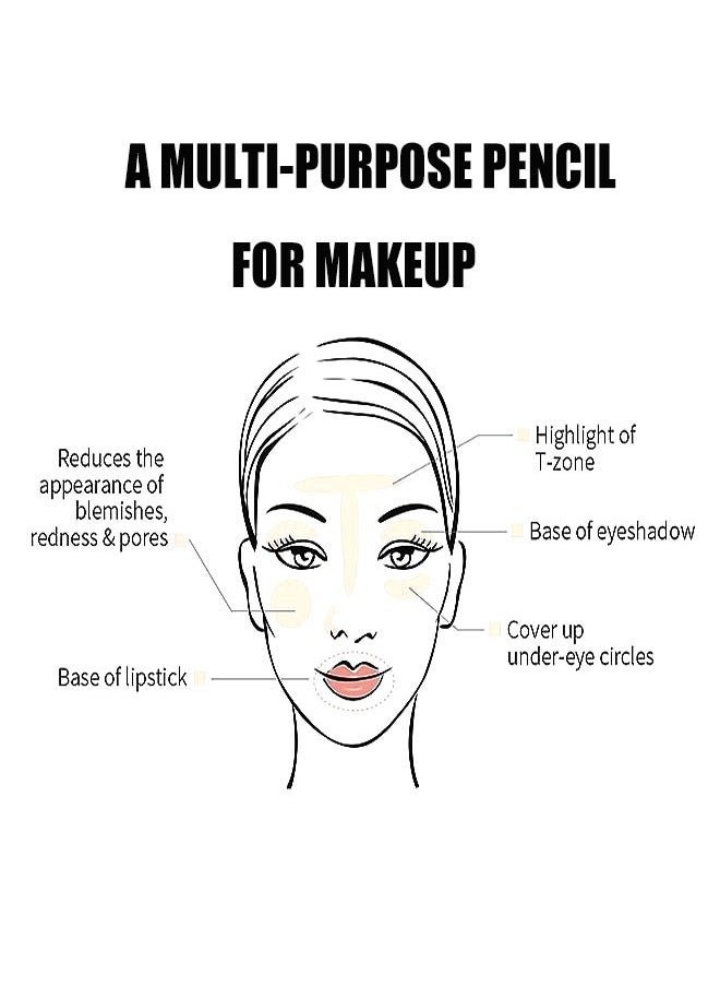 Menow - Wonder Concealer Pen B02, Gives Full Coverage To Hide Imperfections, Reduce The Appearance of Blemishes, Redness and Pores, Good For Use Before Makeup, Perfectly Blends Into Liquid Foundation - Image 1