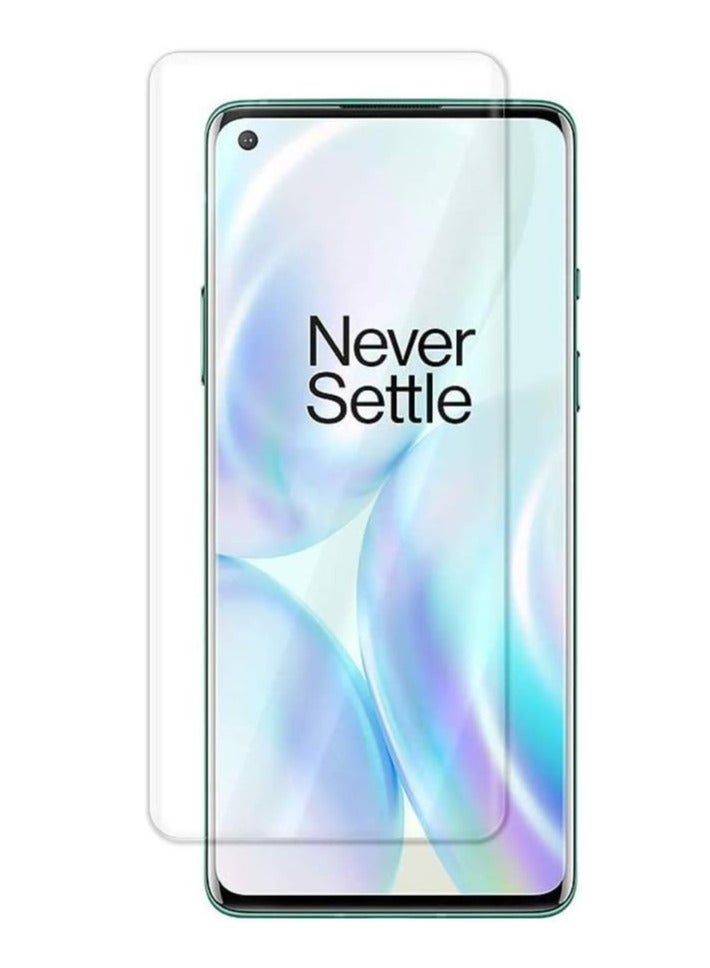 MIGOFAST Screen Protector for OnePlus 8 Pro UV Tempered Glass, Film HD Screen Saver, 9H Hardness, Bubble-free Screen Replacement Protector Film - Image 1