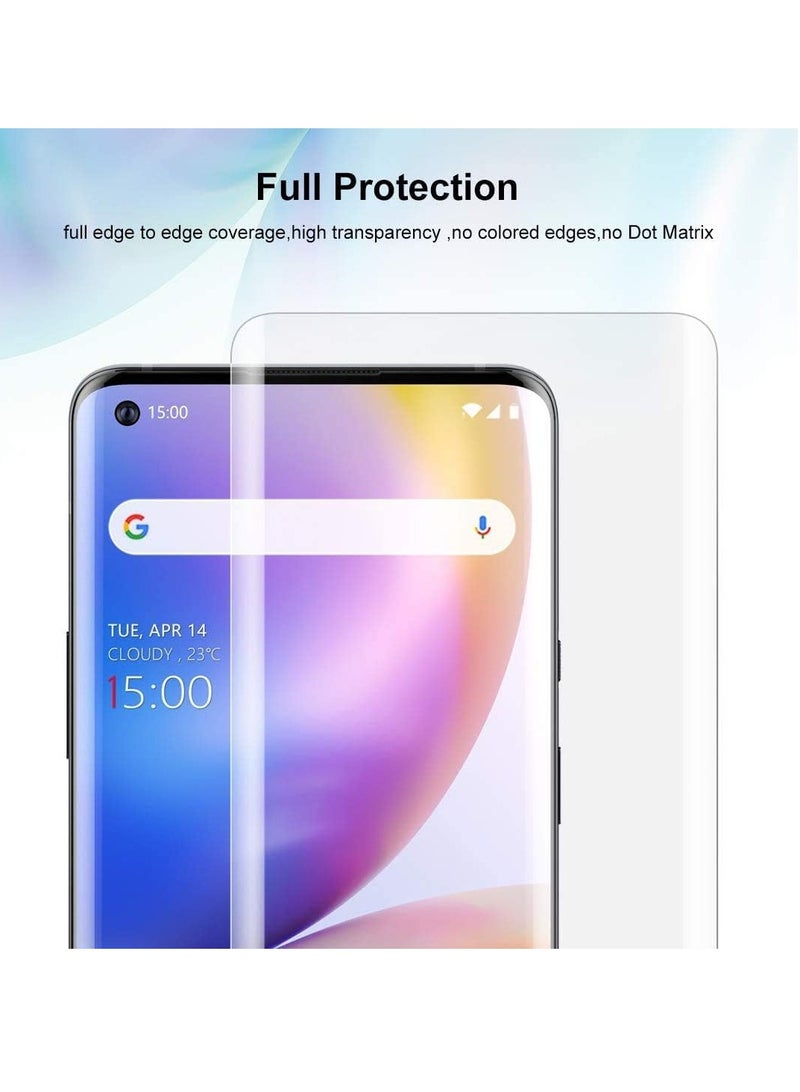 MIGOFAST Screen Protector for OnePlus 8 Pro UV Tempered Glass, Film HD Screen Saver, 9H Hardness, Bubble-free Screen Replacement Protector Film - Image 5