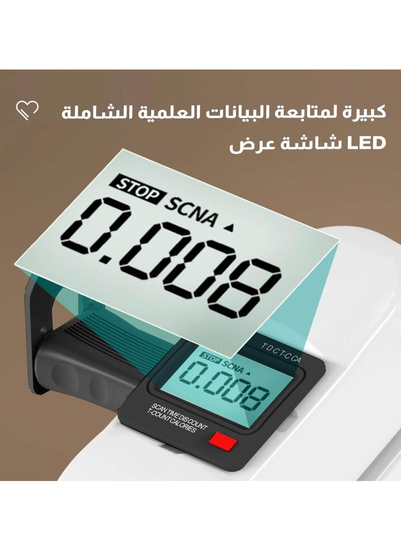 فورديل ہاتھ اور پاؤں کی بحالی کی مشقیں، ایڈجسٹ ایبل پیڈل ایکسرسائزر بائیسکل ہینڈ آرم لیگ پیڈلر انڈور سائیکلنگ فٹنس کا سامان نان سلپ فٹ پیڈ کے ساتھ اور پیڈل بزرگوں کے لیے کل جسمانی ورزش  - Image 5