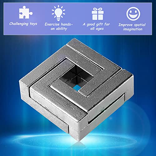 RoseFlower 15 pcs IQ Test Puzzle Brain Teaser Metal Wire Puzzles Mind Game Educational Toys Disentanglement Unlock Interlock Game Magics Trick Toy for Party Favor Kids Adults Challenge Interlock Games - Image 5