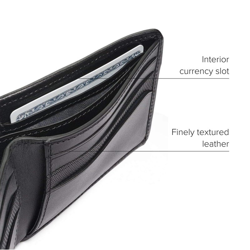 TUMI - Alpha Double Billfold - Men's Premium Wallet - Secure & Durable with Hidden Card Pocket - Black - Image 4