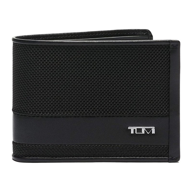 TUMI - Alpha Double Billfold - Men's Premium Wallet - Secure & Durable with Hidden Card Pocket - Black - Image 1