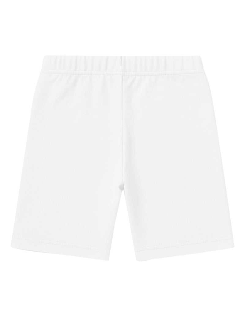 BODYCARE Girls Shorts Pack of 2-White & Black - Image 3