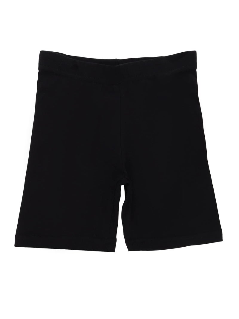 BODYCARE Girls Shorts Pack of 2-White & Black - Image 5
