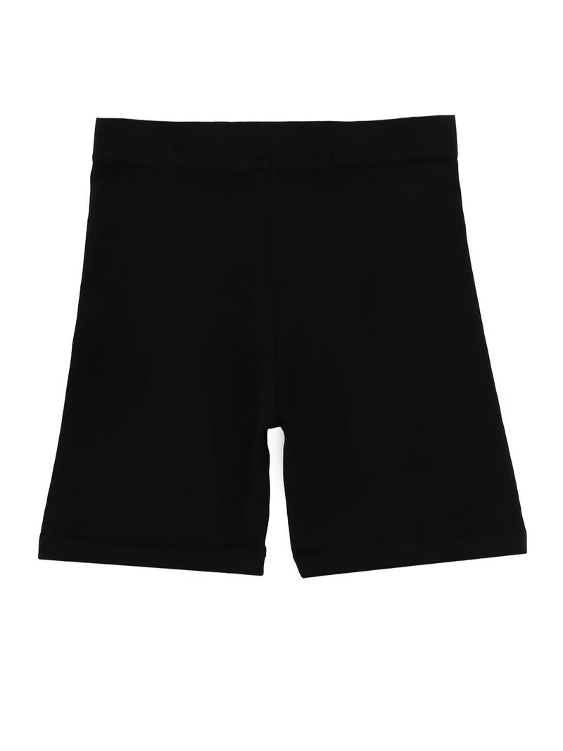 BODYCARE Girls Shorts Pack of 2-White & Black - Image 4