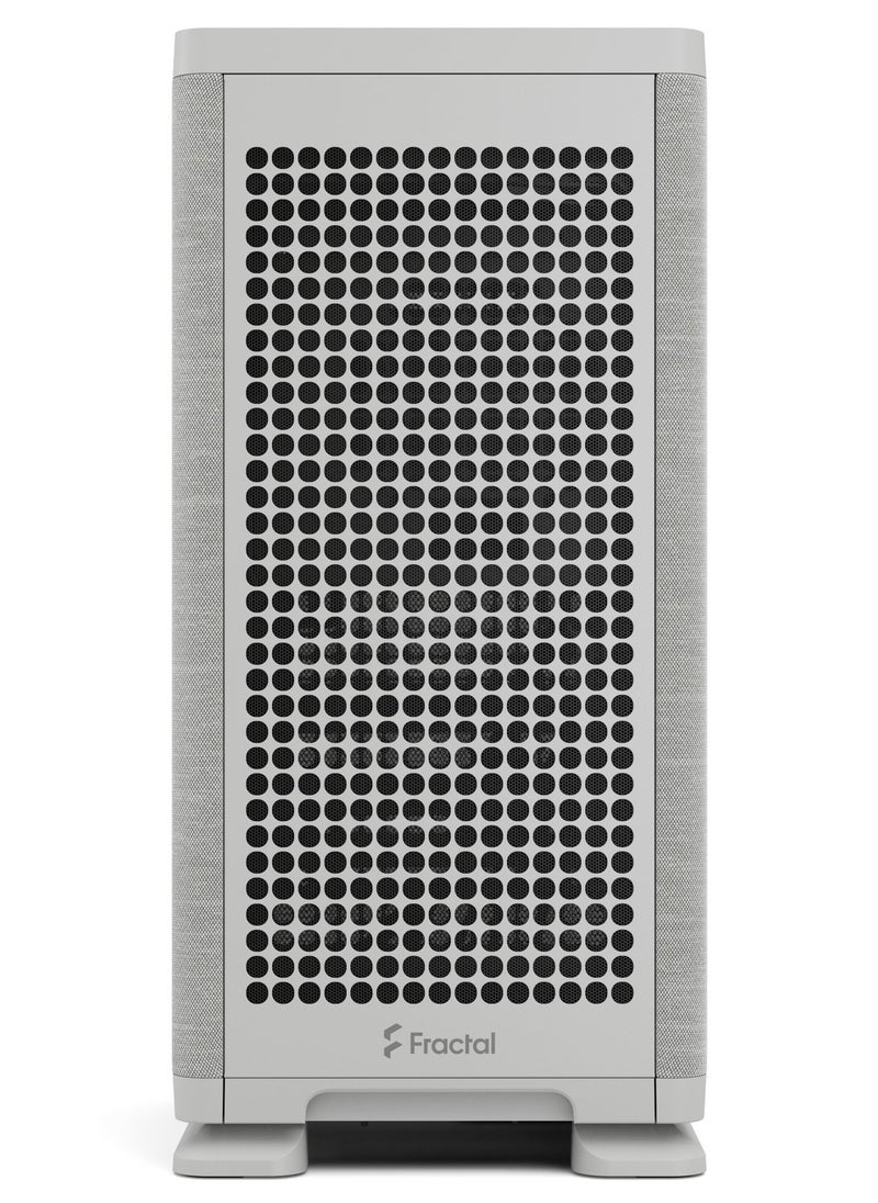 Fractal Design - Mood mITX Case – Compact SFF Case, 1x 3.5” Drive Mount, 2x 2.5” Drive Mounts, USB 3.2 Gen 2x2 Type-C, Front 280mm Radiator Support, 1x 180mm Top Fan (Included), No Rear or Bottom Fan, SFX/SFX-L PSU Compatibility, GPU Max Length 325mm, CPU Cooler Max Height 114mm, Tool-less Push-to-Lock Design, Light Gray | FD-C-MOD1N-01 - Image 1
