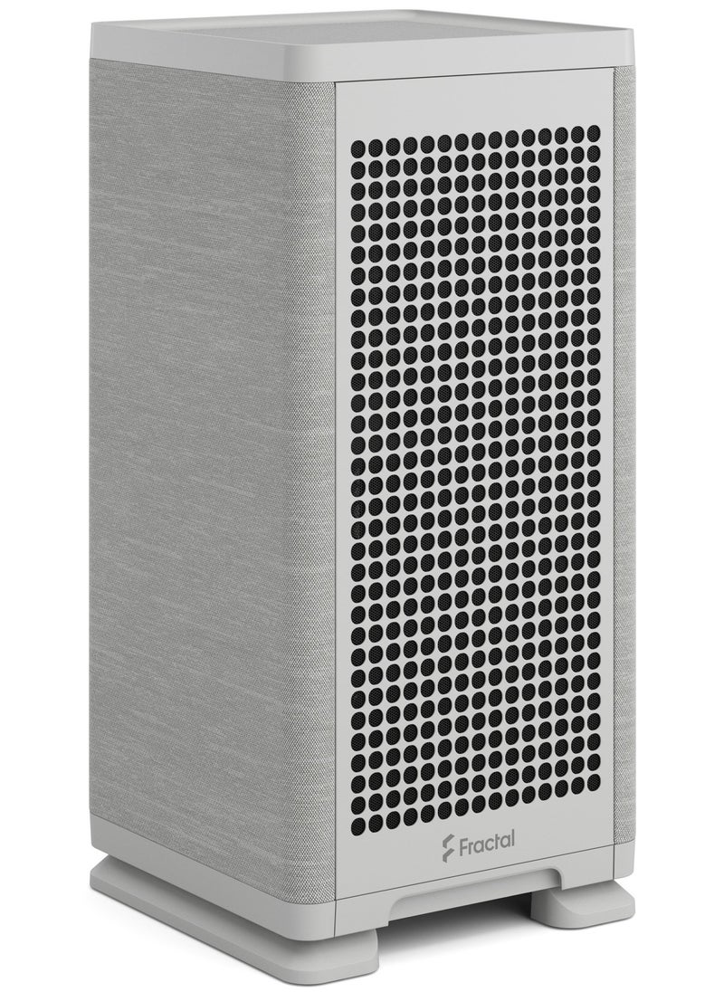Fractal Design - Mood mITX Case – Compact SFF Case, 1x 3.5” Drive Mount, 2x 2.5” Drive Mounts, USB 3.2 Gen 2x2 Type-C, Front 280mm Radiator Support, 1x 180mm Top Fan (Included), No Rear or Bottom Fan, SFX/SFX-L PSU Compatibility, GPU Max Length 325mm, CPU Cooler Max Height 114mm, Tool-less Push-to-Lock Design, Light Gray | FD-C-MOD1N-01 - Image 1