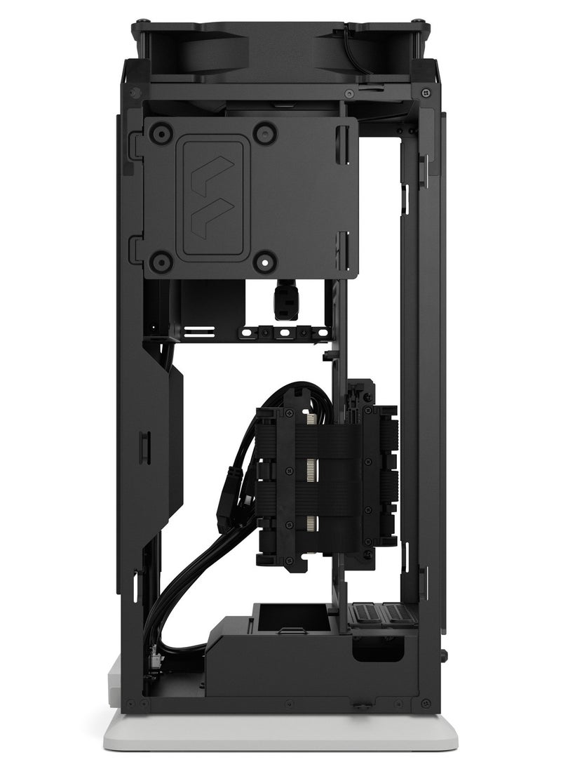 Fractal Design - Mood mITX Case – Compact SFF Case, 1x 3.5” Drive Mount, 2x 2.5” Drive Mounts, USB 3.2 Gen 2x2 Type-C, Front 280mm Radiator Support, 1x 180mm Top Fan (Included), No Rear or Bottom Fan, SFX/SFX-L PSU Compatibility, GPU Max Length 325mm, CPU Cooler Max Height 114mm, Tool-less Push-to-Lock Design, Light Gray | FD-C-MOD1N-01 - Image 1