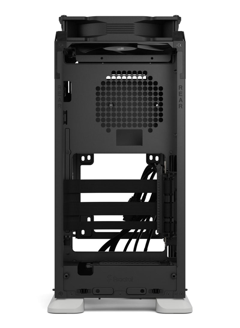 Fractal Design - Mood mITX Case – Compact SFF Case, 1x 3.5” Drive Mount, 2x 2.5” Drive Mounts, USB 3.2 Gen 2x2 Type-C, Front 280mm Radiator Support, 1x 180mm Top Fan (Included), No Rear or Bottom Fan, SFX/SFX-L PSU Compatibility, GPU Max Length 325mm, CPU Cooler Max Height 114mm, Tool-less Push-to-Lock Design, Light Gray | FD-C-MOD1N-01 - Image 1