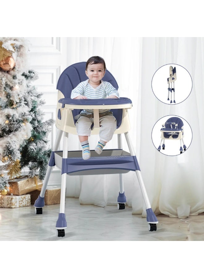كرسي طعام مرتفع  للأطفال- 2 مستوي H602 - Image 4