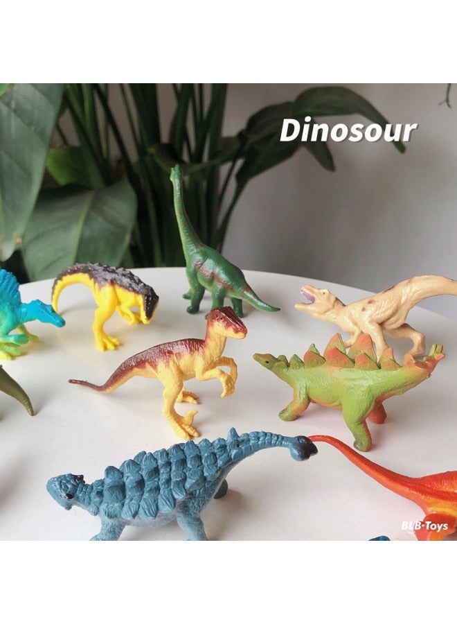 محاكاة مباشرة نماذج للحيوانات ديناصور الغابات البرية الحيوانات البحرية هدايا للأطفال 12 برميل-اللون: عالم المحيط - Image 2