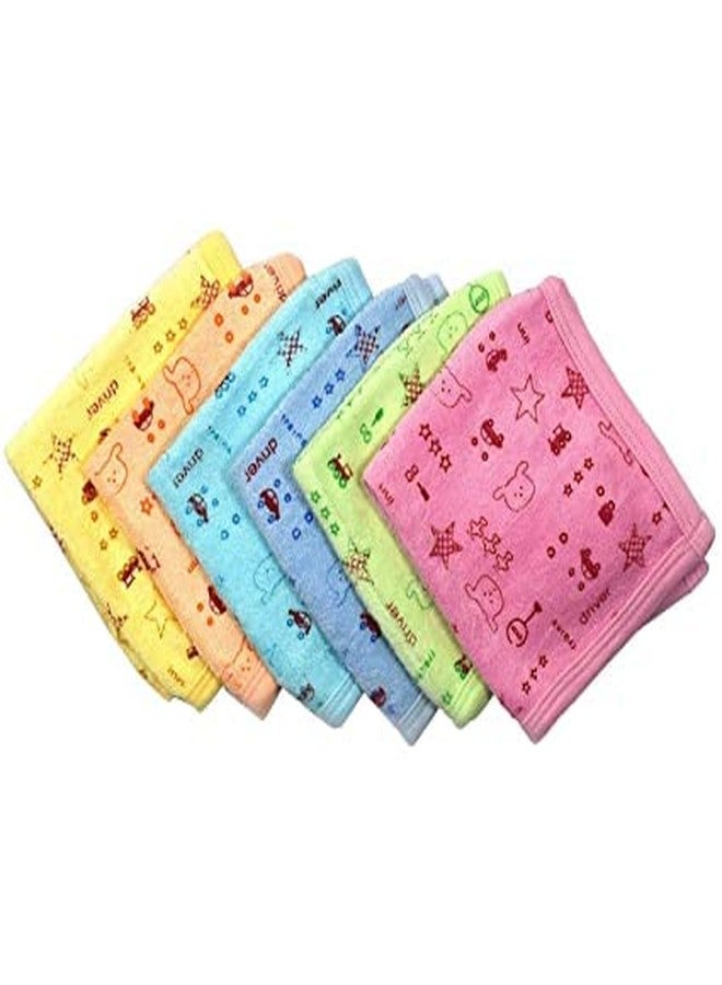Baby Towel/Handkerchief/Rumal - Extra Soft and Super Absorbent for Women's, Kids and Newborn Baby - Set of 12 (Multicolor) (25 x25 CM) - Image 3