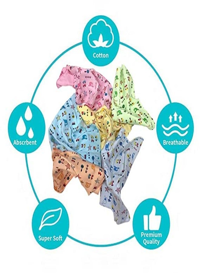 Baby Towel/Handkerchief/Rumal - Extra Soft and Super Absorbent for Women's, Kids and Newborn Baby - Set of 12 (Multicolor) (25 x25 CM) - Image 5