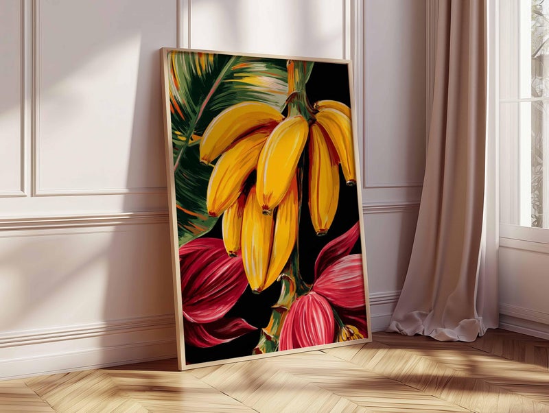 TNESSENTIAL Banana Wall Art Print, Tropical Kitchen Decor - Image 2