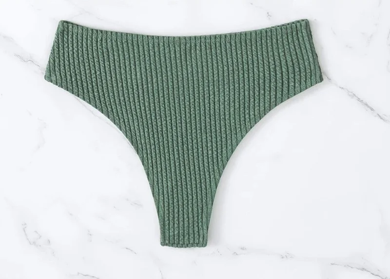 انجلسين Special Fabric High Waist Bikini Bottom