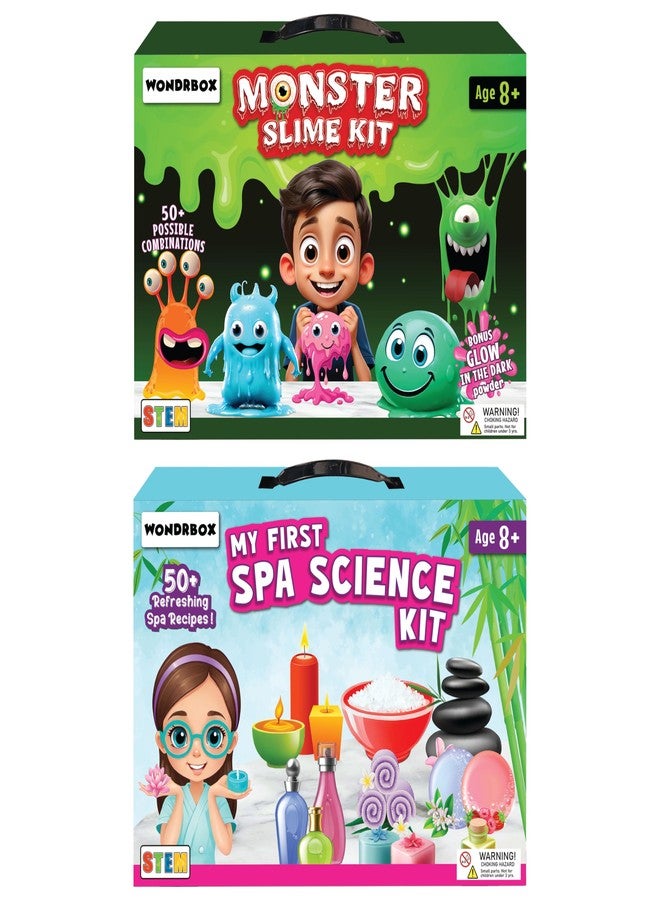 WONDRBOX Science Experiment Kit (Slime Kit + Spamaging Kit) - Image 1