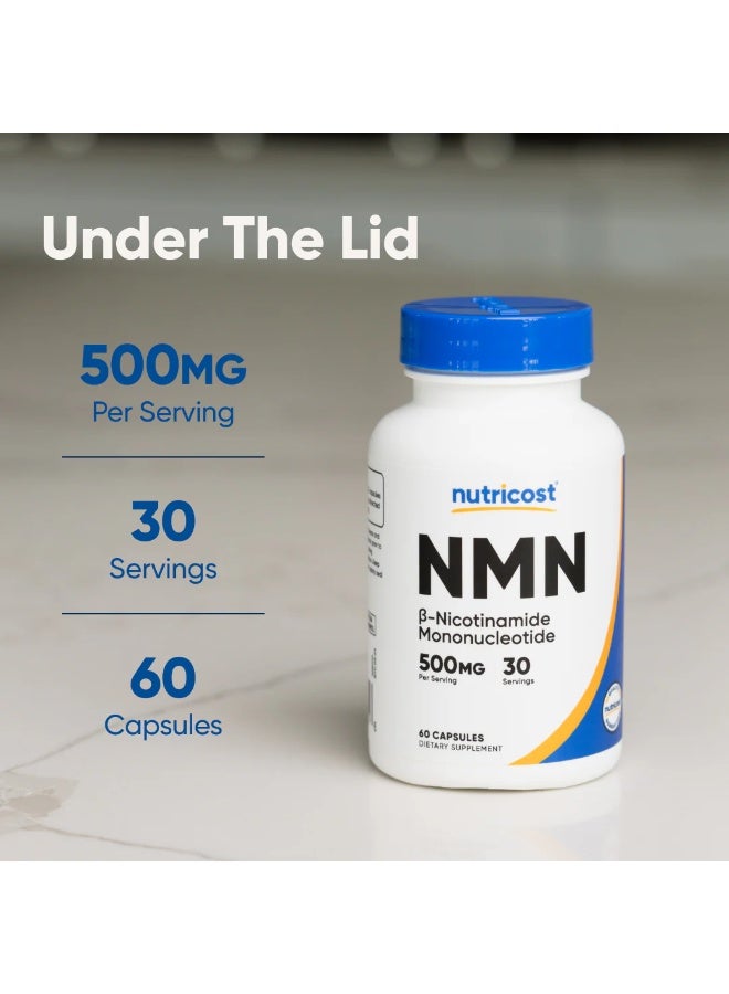 Nutricost NMN 500 mg - 60 Capsules - Image 2