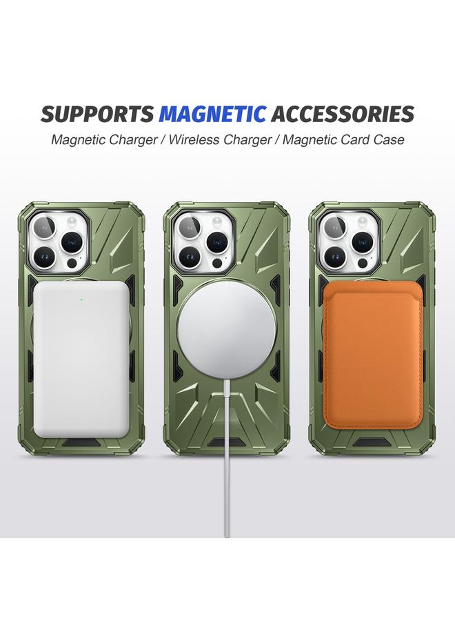 S-TOP Case For iPhone 12 Pro Max MagSafe Magnetic Shockproof Phone Case with Ring Holder - Image 5