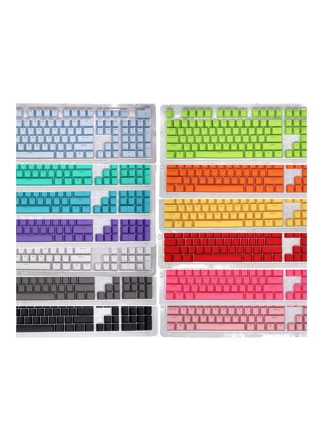 Loquat 104 Keys Keycap Set For Mechanical Keyboard Blue  - Image 2