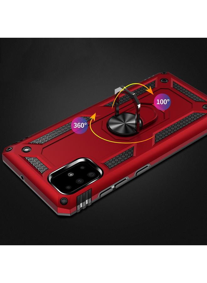 اس-توب جراب لهاتف Samsung Galaxy A51 5G مقاوم للصدمات مصنوع من مادة TPU + PC مع حامل دوار 360 درجة - Image 5