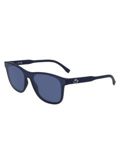 LACOSTE نظارة شمسية للرجال على شكل درع - 41555-424-5221 - حجم العدسة: 52 ملم  - Image 1