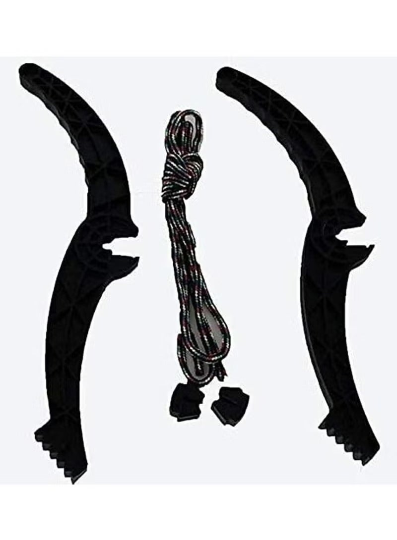 Generic Children's Sled with Brake and Drawstring for Skiing, Snowboarding and Sandboarding  - Image 4