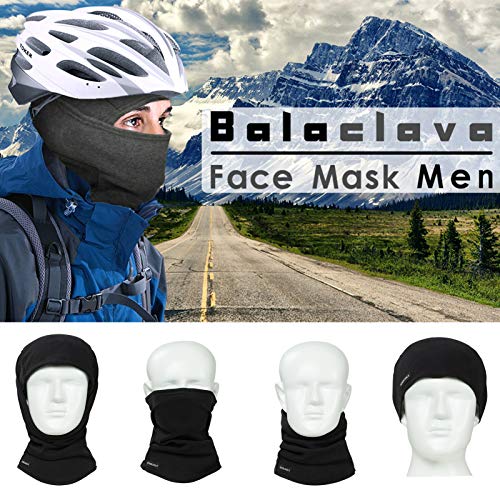 KOOLSOLY Ski Mask Balaclava Cold Weather Warm and Fleece Face Mask Neck Warmer Full Face Mask for Men&Women - Image 4