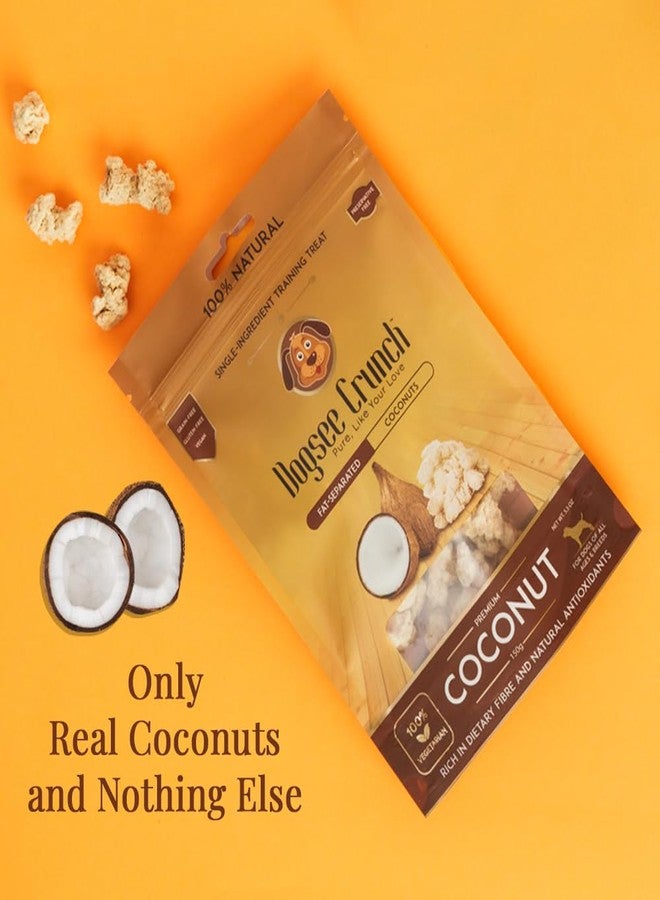 Dogsee Crunch Coconut Training Treats for Dogs - 50g Real Coconuts | for Better Digestive Health | Freeze-Dried Training Treats - Image 5