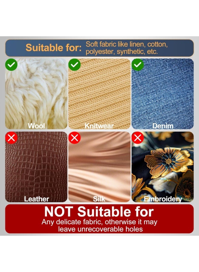 كيلا مسدس غرز للملابس، مسدس تسعير للملابس، مثبت سريع للأقمشة الدقيقة مع ١٠ إبر و١٠٠٠ مشبك تثبيت لملصقات الملابس (أبيض) - Image 5