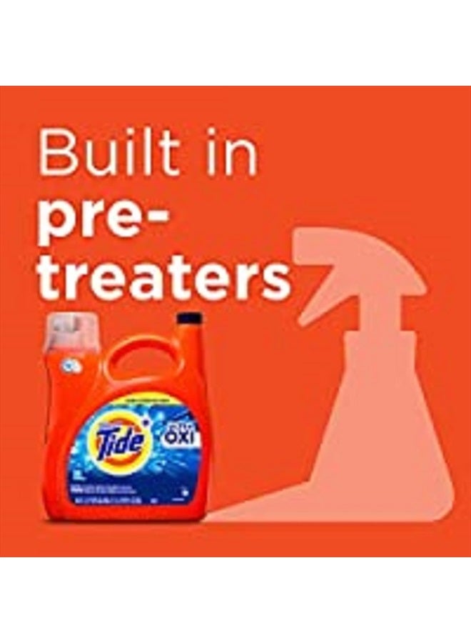 Tide Ultra Oxi Liquid Laundry Detergent HE Compatible, 94 Loads, 132 fl oz  - Image 3