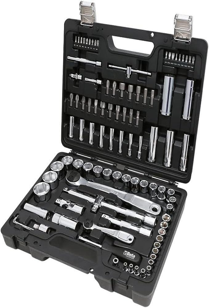 Beta - 903E/C98 Professional Tool Box - Assortment of 45 Allen Keys, 35 Screwdriver Bits, 4 Curved Allen Keys and 14 Accessories - Black - Image 1