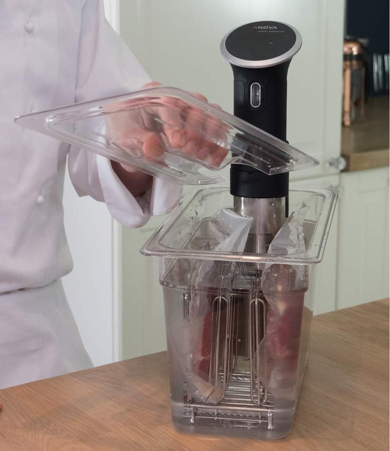 LIPAVI C5L-AP Lid for LIPAVI C5 Sous Vide Container, with cut-out for the Anova Precision immersion circulator - Image 4