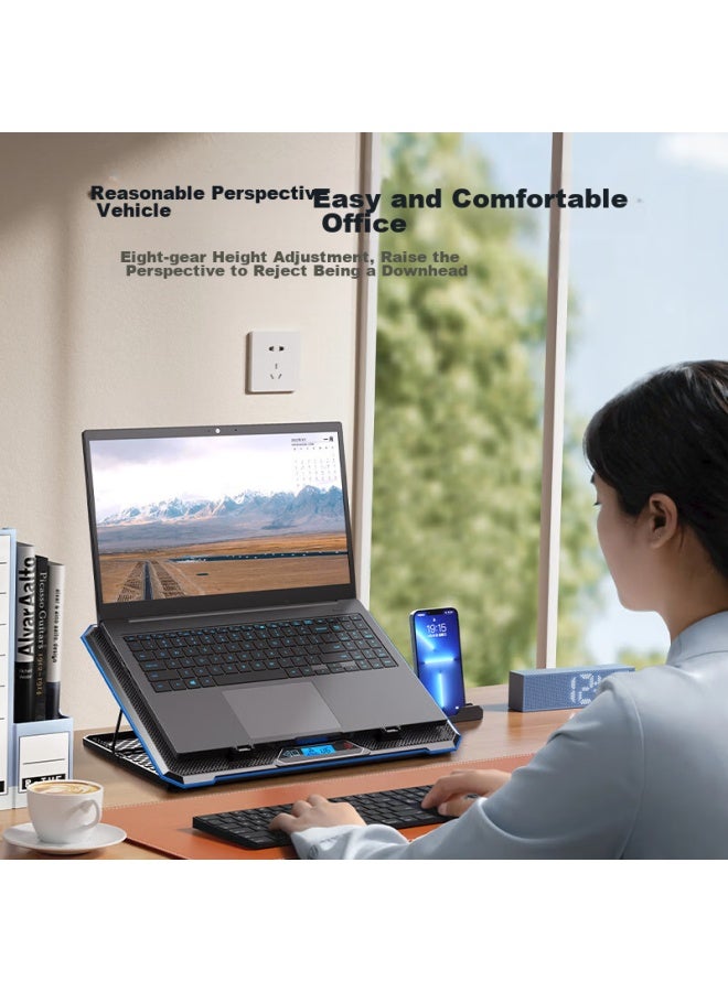 ICE COOREL Kuorui Bingzun K15c Laptop Cooling Pad, Computer Desk Cooling Stand, Gaming Laptop Cooling Base, Suitable For 17-inch Apple, Lenovo, Alienware - Image 4