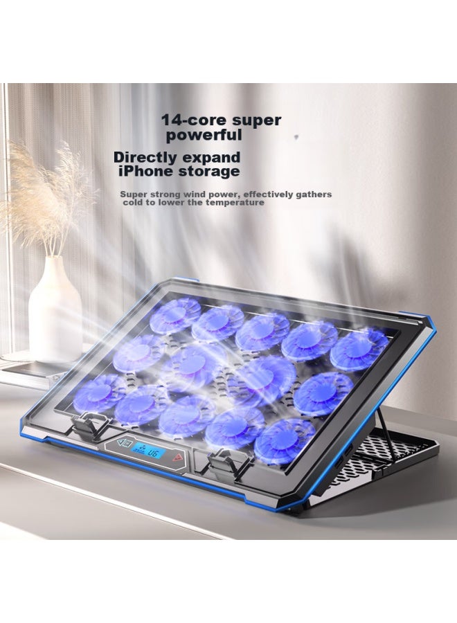 ICE COOREL Kuorui Bingzun K15c Laptop Cooling Pad, Computer Desk Cooling Stand, Gaming Laptop Cooling Base, Suitable For 17-inch Apple, Lenovo, Alienware - Image 3